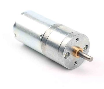 12V 30 RPM 25 mm Reduktorlu DC Motor