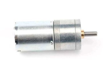 12V 90 RPM 25 mm Reduktorlu DC Motor