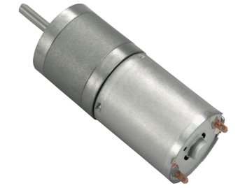 12V 90 RPM 25 mm Reduktorlu DC Motor
