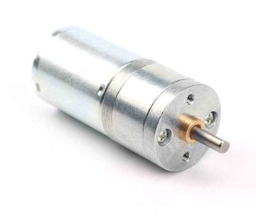 12V 500 RPM 25 mm Reduktorlu DC Motor