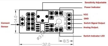 Yanğın və Alov Müəyyən Etmə Sensor Kartı (Flame Sensor)