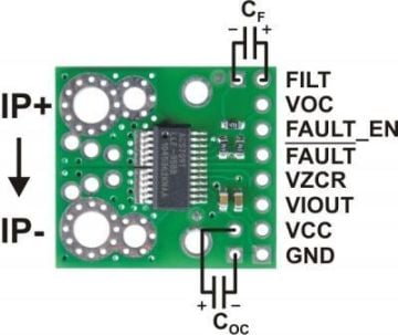 ACS709 Cərəyan Sensoru  -75 A ilə +75 A