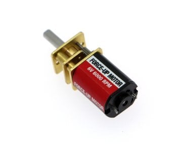 Force-Up 6V 6000 RPM Karbon Fırçalı DC Motor