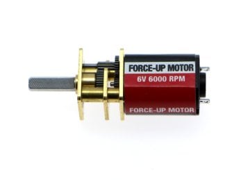 Force-Up 6V 6000 RPM Karbon Fırçalı DC Motor