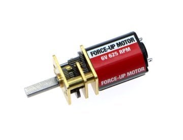 Force-Up 6V 625 RPM Karbon Fırçalı DC Motor