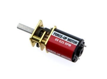 Force-Up 6V 625 RPM Karbon Fırçalı DC Motor