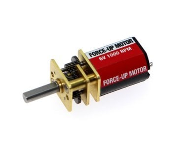 Force-Up 6V 1000 RPM Karbon Fırçalı DC Motor