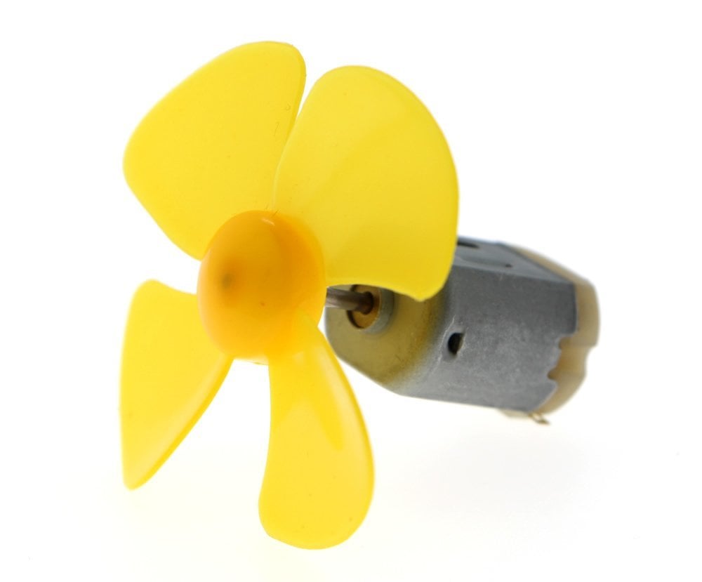 DC Motor və Sarı Pərvanə Dəsti | 3-6 Volt