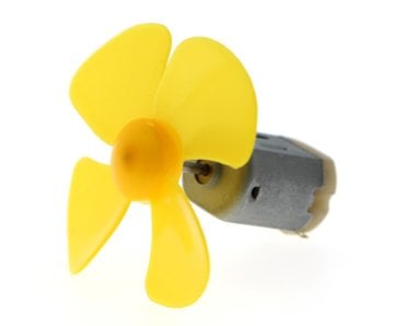 DC Motor və Sarı Pərvanə Dəsti | 3-6 Volt