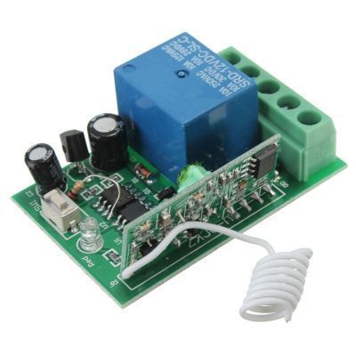 1 Kanal 433 MHz Kabelsiz RF Alıcılı Rele Kartı - Qutulu