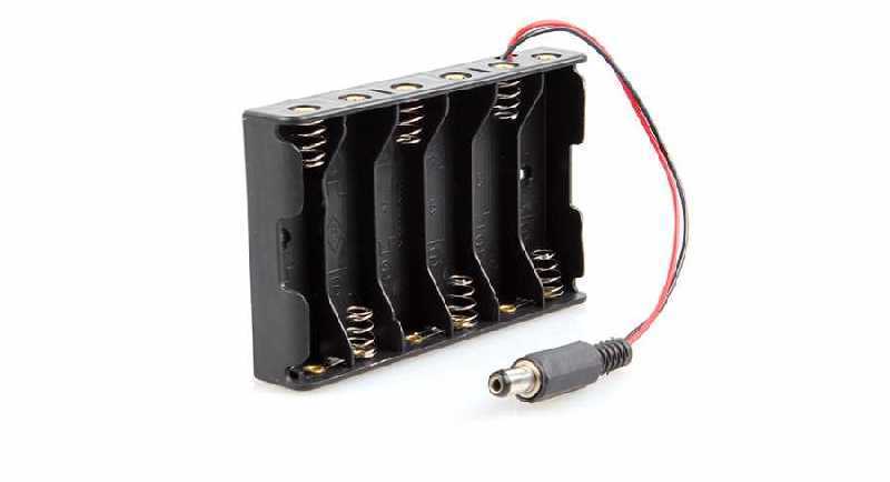 6'lı AA Batareya Yuvası - Arduino ilə Uyğun