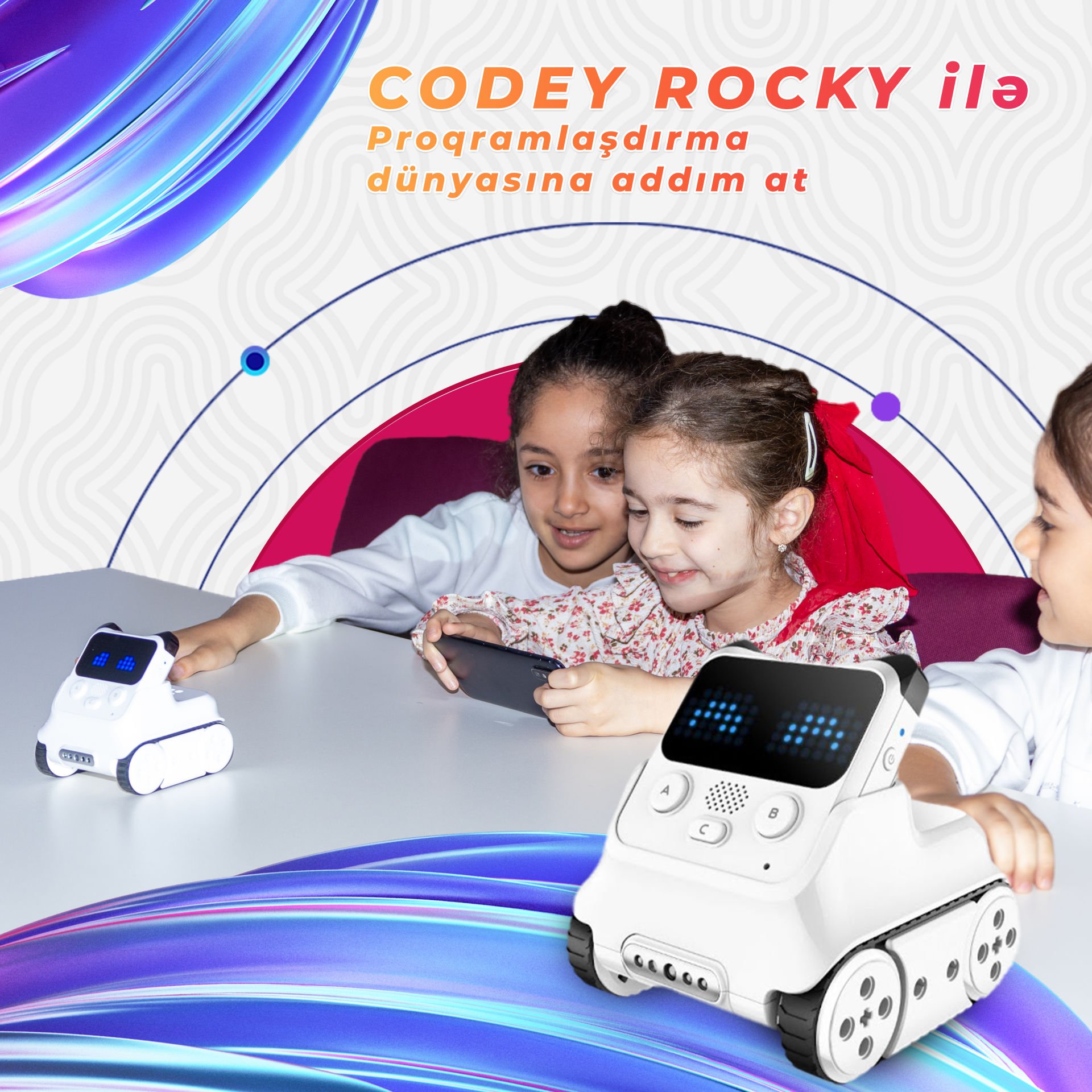 Codey Rocky ilə Robot Texnologiyaları və Proqramlaşdırma Kursu