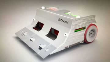 Senju Mini Sumo Robot Gövdəsi