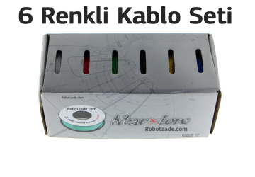 Montaj Kabeli Paketi - 22AWG 6x15m Çox Damarlı