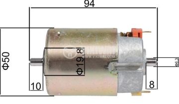 JOHNSON HC 970 12 V 3300 RPM DC Motor