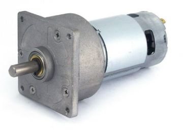 12V 30 RPM 60mm Reduktorlu Kvadrat Flanşlı DC Motor