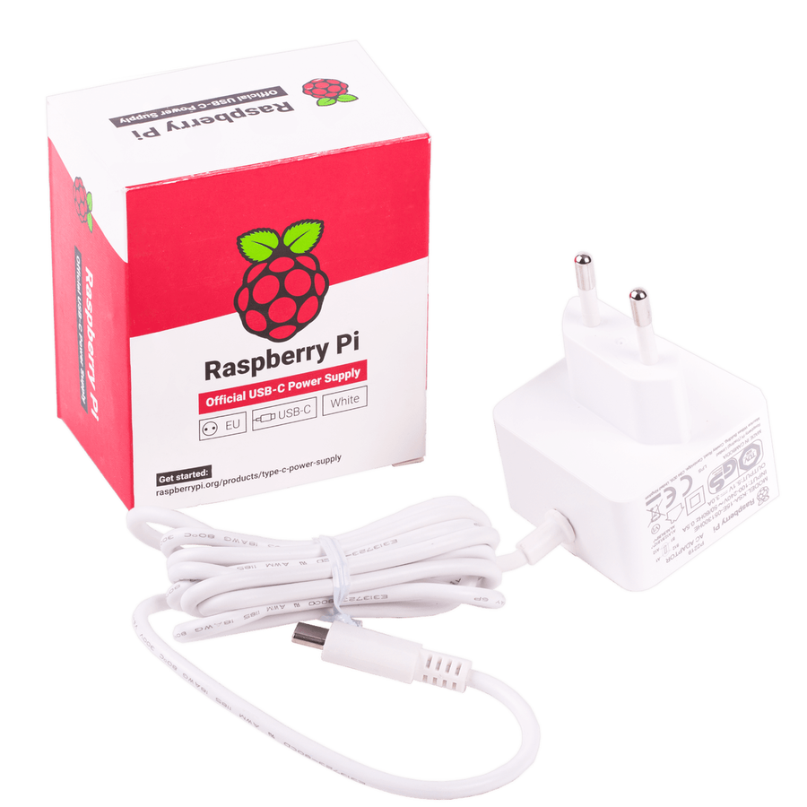 Raspberry Pi 4 Lisenziyalı Enerji Adapteri 5V 3A USB-C