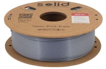 Solid Filament Hyper PLA+ Gümüş - 1 kq