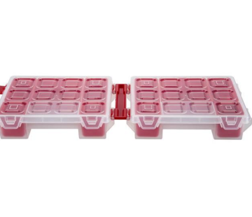 Mano Twin Organizer Qırmızı 7'' Təchizat Çantası