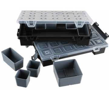 Mano Twin Organizer Qara 11'' Təchizat Çantası