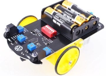 Xətt İzləyən Robot və Maneədən Qaçan Robot Sökülmüş Dəst