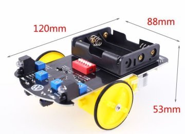 Xətt İzləyən Robot və Maneədən Qaçan Robot Sökülmüş Dəst