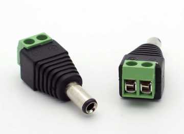 Terminal Girişli DC Barrel Jack - DC Barrel to Wire Jack