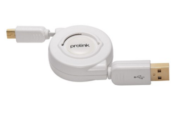 Prolink USB-A - USB-B Mini 5pin Makaralı Kabel, 1 metr