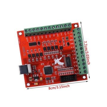 4 Oxlu CNC Kontrol Kartı Mach3 USB ilə Uyğun