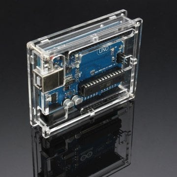Arduino UNO R3 Qutusu - Şəffaf Pleksiglas