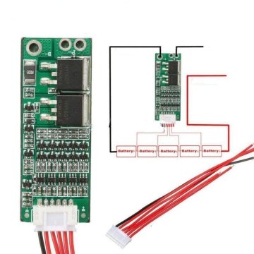 BMS Modul 5S 15A Li-Po Batareya Balans Şarj Dövrəsi
