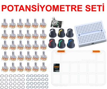 Potensiometr Dəsti 12 Növ -  31 Ədəd