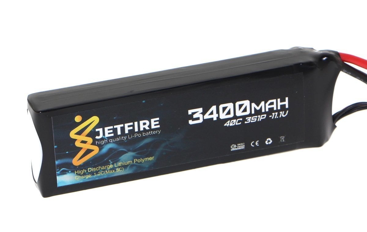 11.1V 3400mAh 40C Li-Po Batareya 3S Batareya