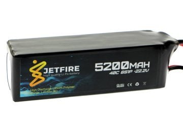 22.2V 5200mAh 40C Li-Po Batareya 6S Batareya