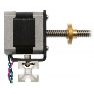 28cm Vidalı Milli Bipolar NEMA 17 200 Adım 42x38mm 2.8V Step Motor - PL-2268