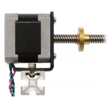 28cm Vidalı Milli Bipolar NEMA 17 200 Adım 42x38mm 2.8V Step Motor - PL-2268