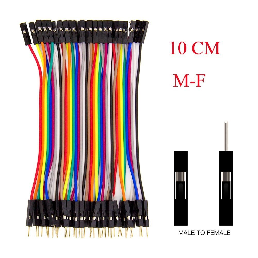 40 Pin Ayrılabilən Dişi-Erkək Jumper Kabel - 100 mm