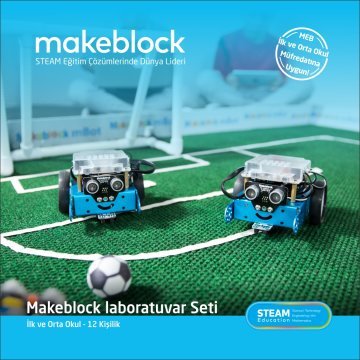 Orta Məktəb mBot Robotik Laboratoriya Dəsti 12+1 Nəfərlik  Maker Laboratoriya