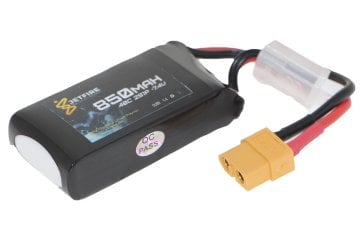 7.4V 850mAh 40C Li-Po Batareya 2S JetFire Batareya