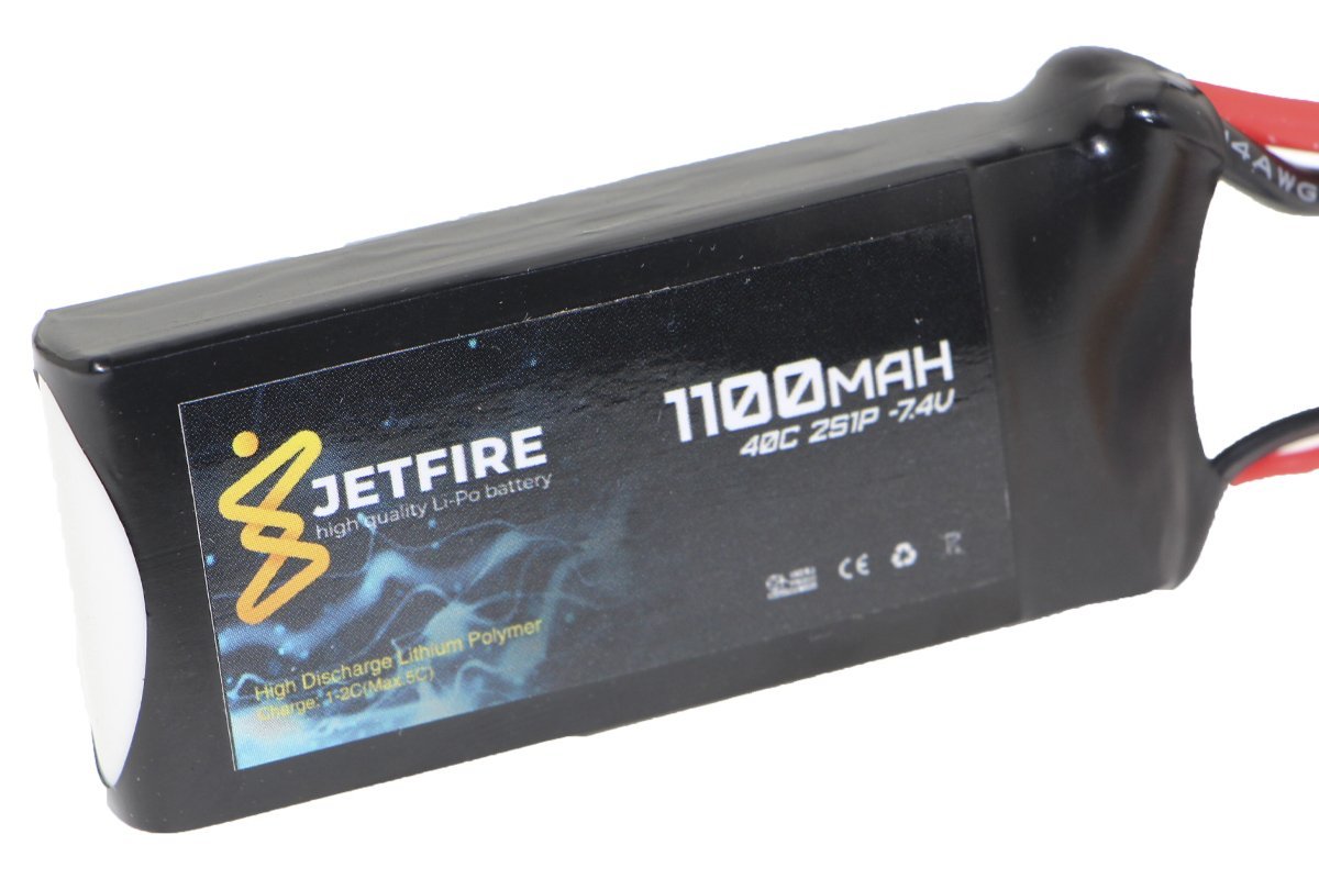 7.4V 1100mAh 40C Li-Po Batareya 2S JetFire Batareya