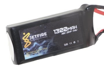 7.4V 1300mAh 40C Li-Po Batareya 2S JetFire Batareya