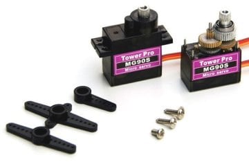 MG90 Servo Motor Metal Dişli - 180 Dərəcə