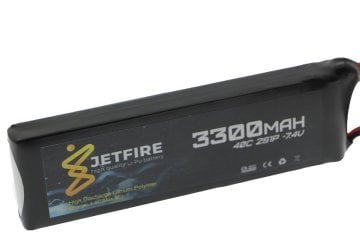 7.4V 3300mAh 40C Li-Po Batareya 2S JetFire Batareya
