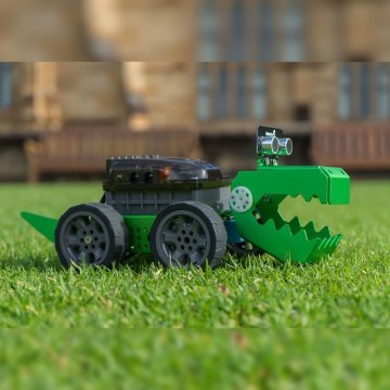 Q-Dino Metal Block Dinazor Robot Dəsti (Steam Təlim Robotu)