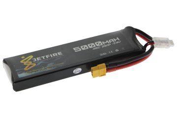 7.4V 5000mAh 40C Li-Po Batareya 2S JetFire Batareya