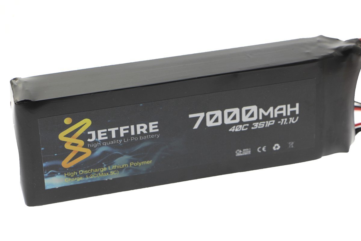11.1V 7000mAh 40C Li-Po Batareya 3S JetFire Batareya