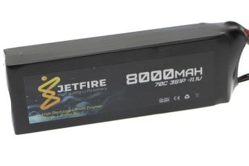 11.1V 8000mAh 70C Li-Po Batareya 3S JetFire Batareya
