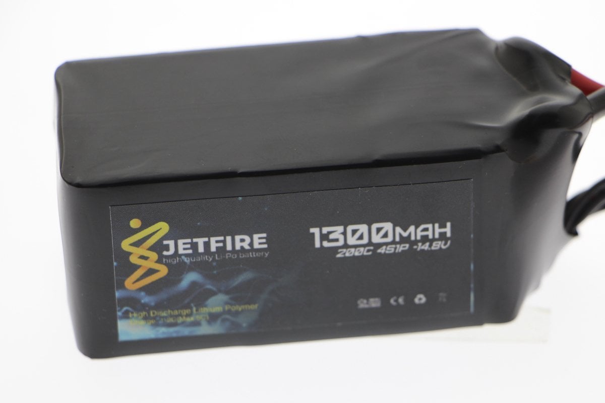 14.8V 1300mAh 200C Li-Po Batareya 4S JetFire Batareya