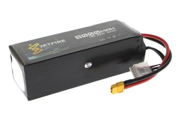 22.2V 8000mAh 70C Li-Po Batareya 6S JetFire Batareya