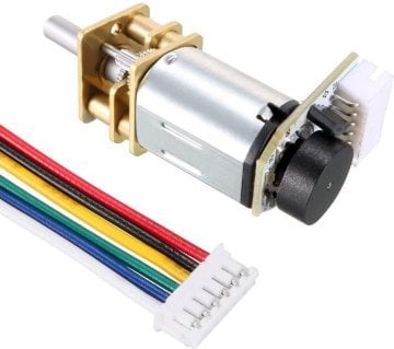 NovaMax Enkoderli 6V 1500 RPM Mikro DC Motor